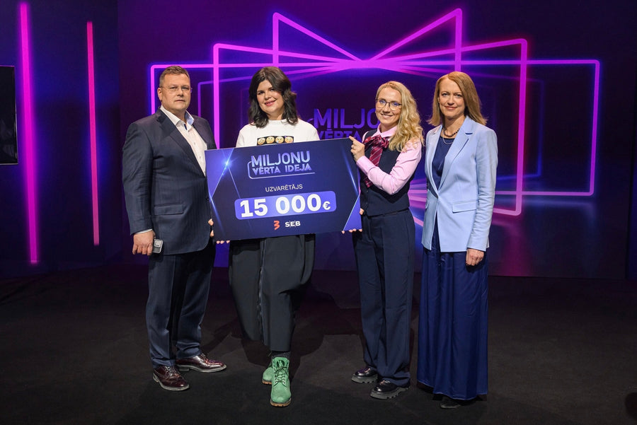 Vilber's uzvar TV šovā "Miljonu vērta ideja"