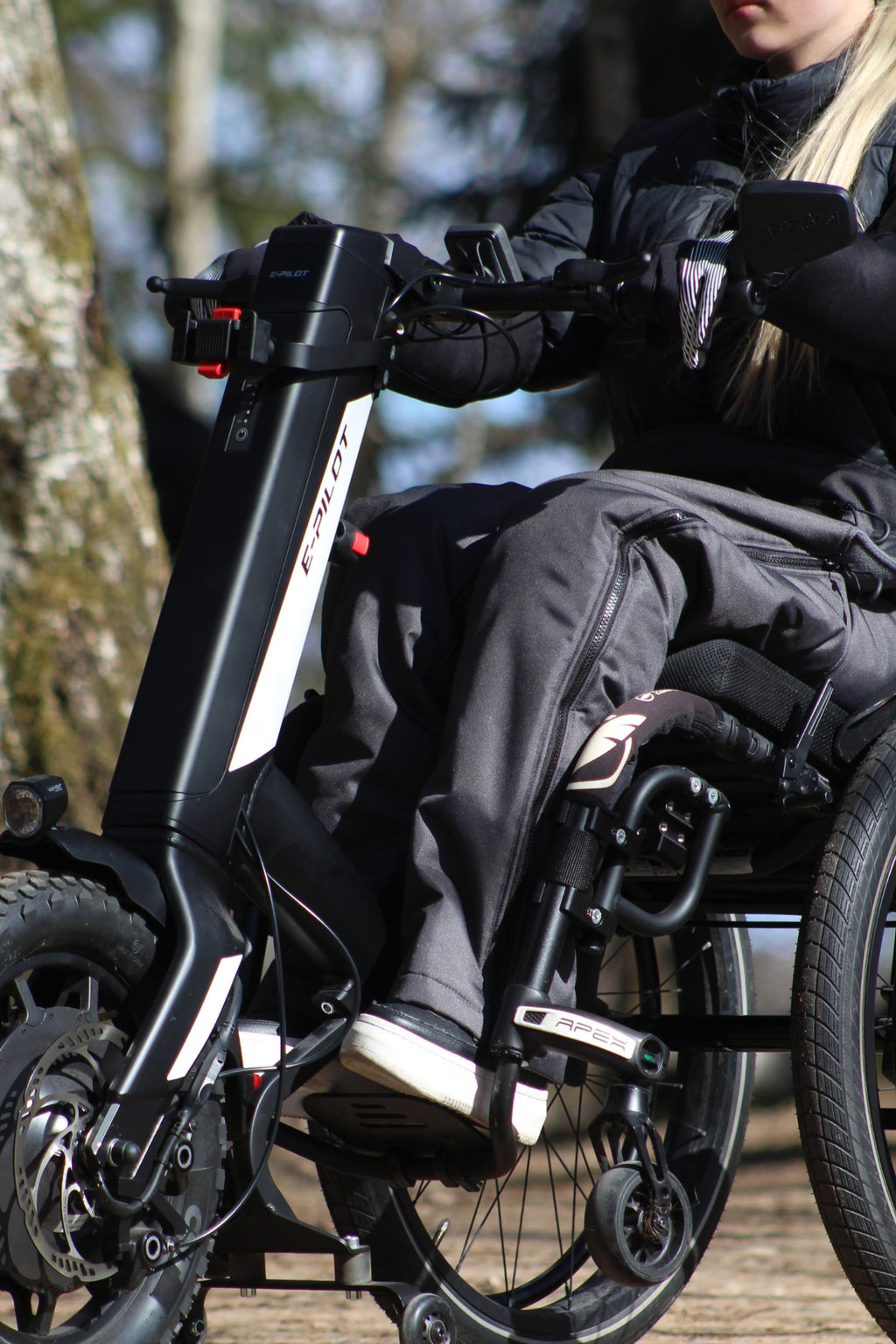 Racer Modular Wheelchair Leg Cover