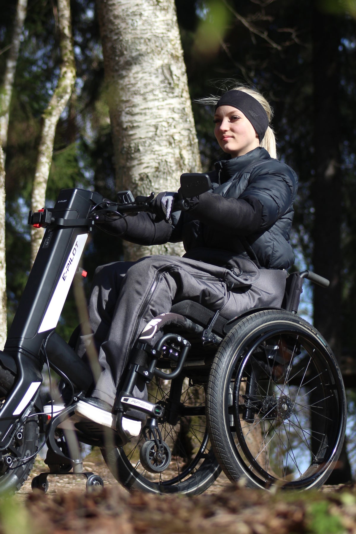 Racer Modular Wheelchair Leg Cover