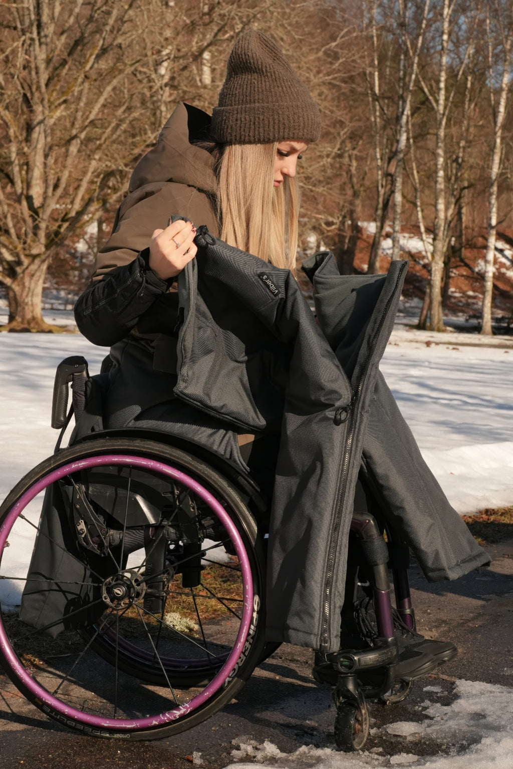 Racer Modular Wheelchair Leg Cover