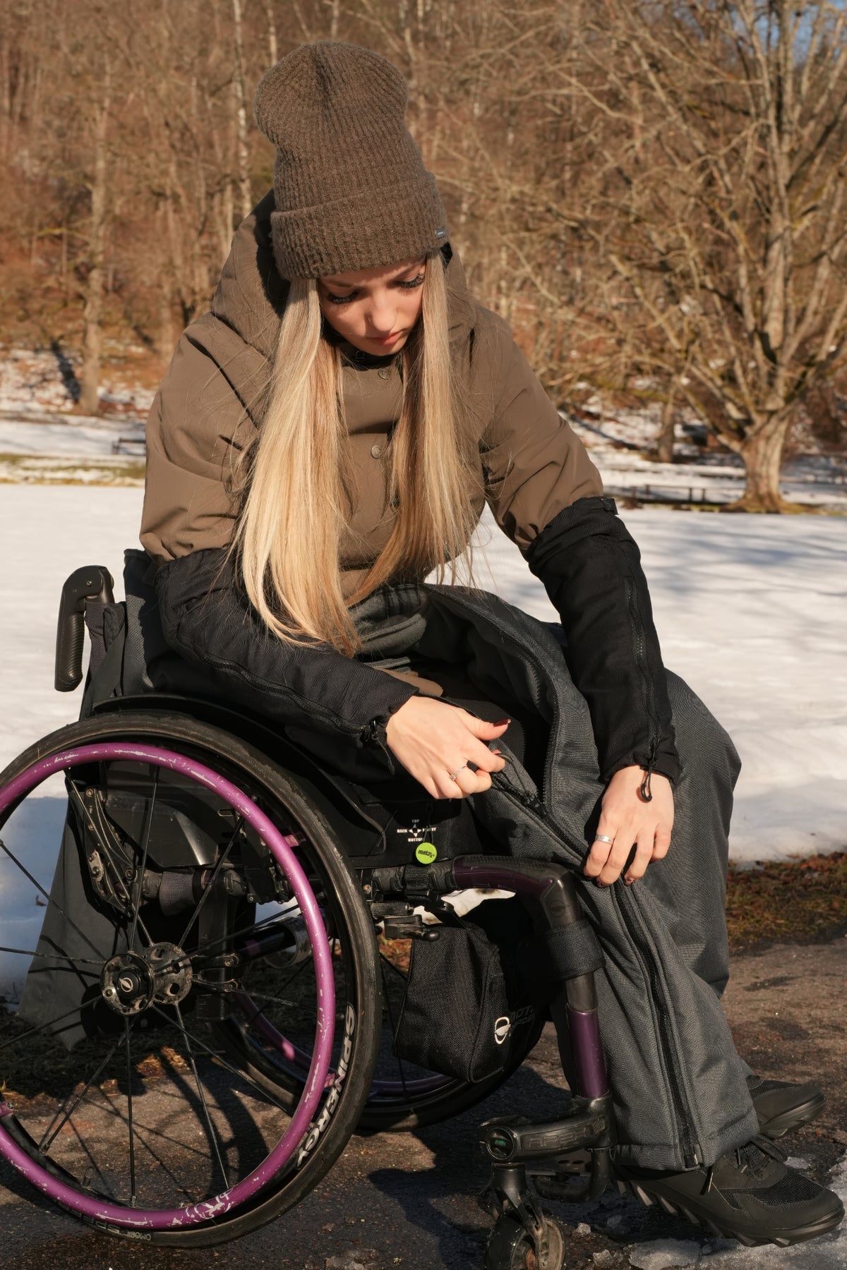 Racer Modular Wheelchair Leg Cover