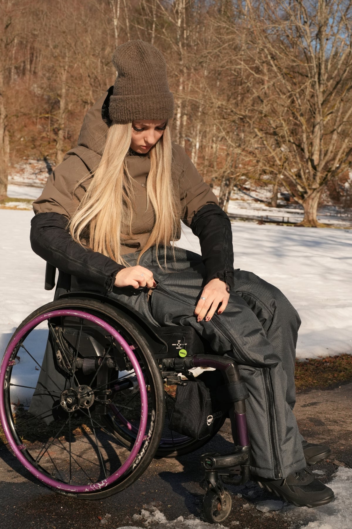 Racer Modular Wheelchair Leg Cover