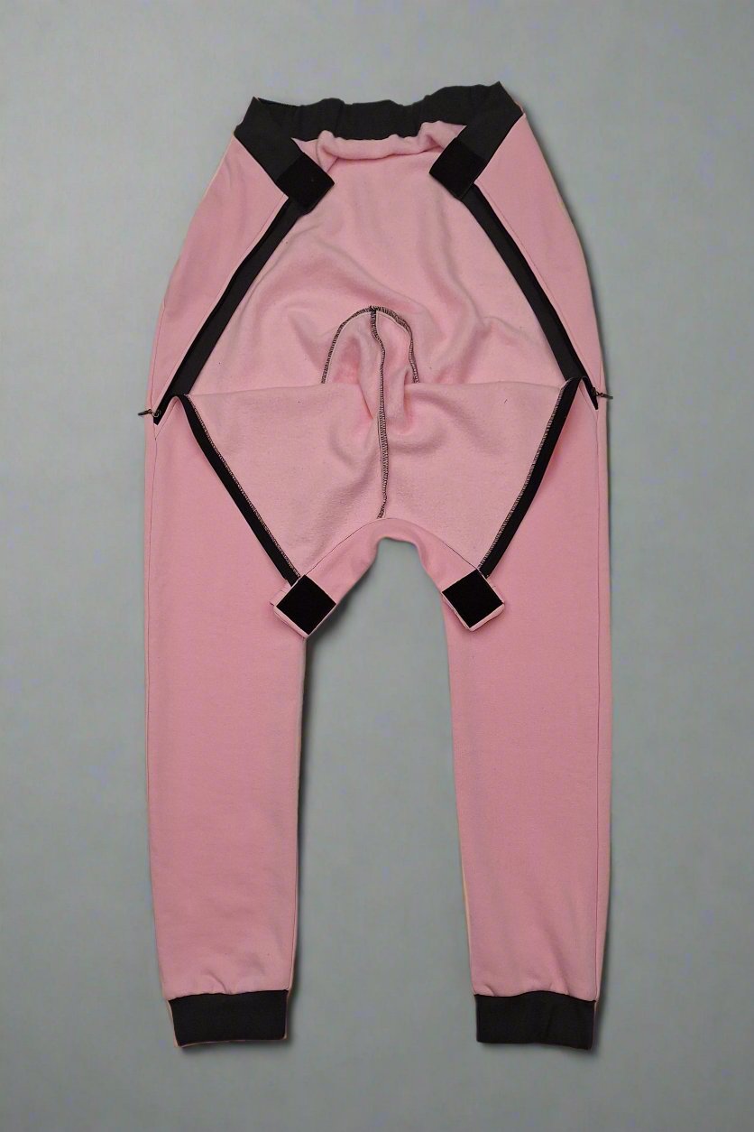 Ladies' Baby Pink Adaptive Trousers - Leisure wear