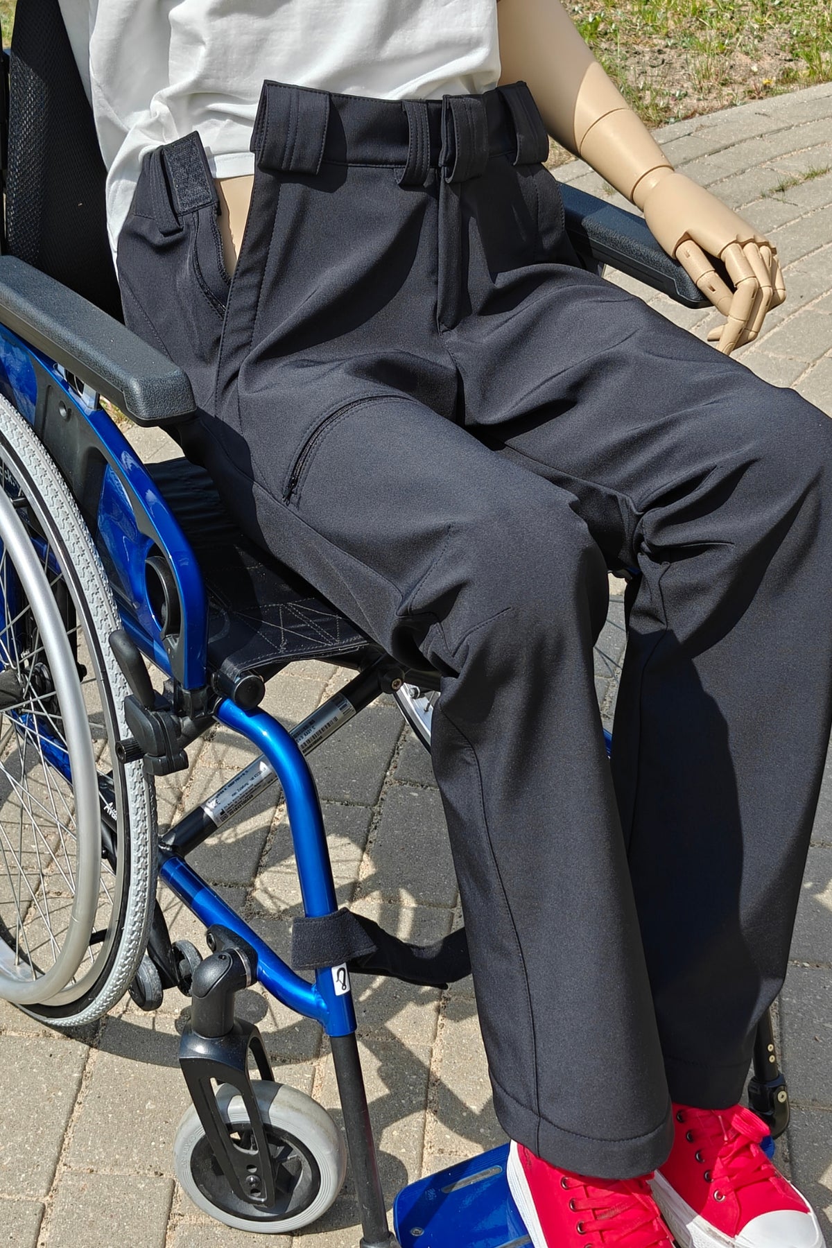 Vīriešu softshell bikses ratiņkrēslam