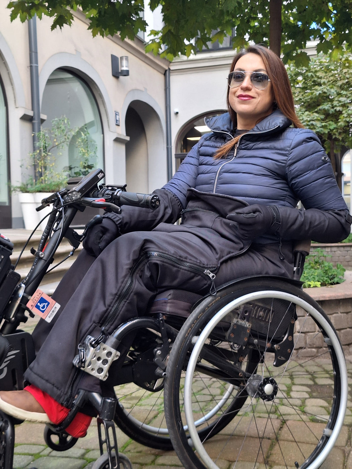 Racer Modular Wheelchair Leg Cover